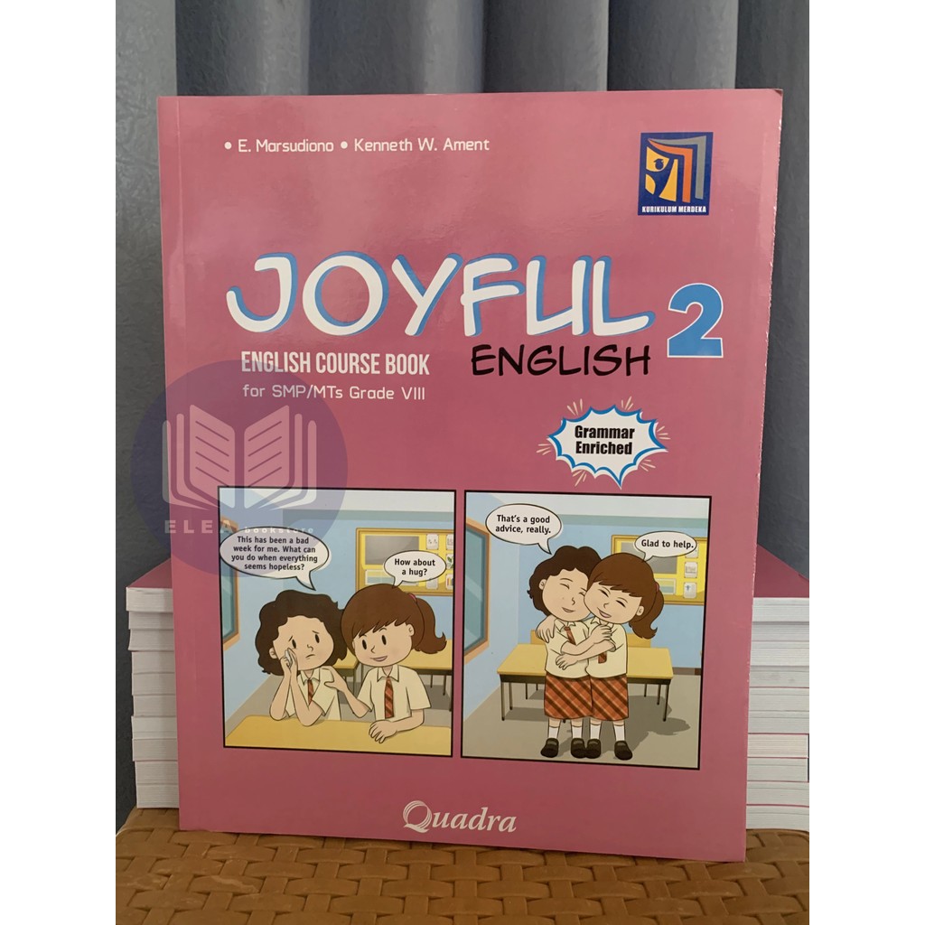 Joyful English SMP/MTs Kelas 2/VIII Penerbit Quadra Kurikulum Merdeka