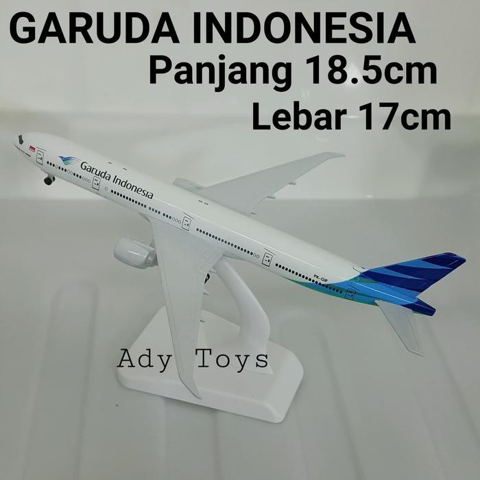 GARUDA INDONESIA AIRPLANE MODEL Miniatur Pajangan Pesawat UK BESAR
