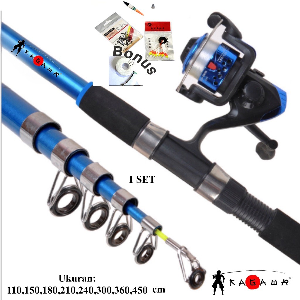 Alat Pancing Lengkap Murah Joran Pancing 1 Set Pancing Ikan 1 Set Lengkap Termurah Kuat Alat Pancing