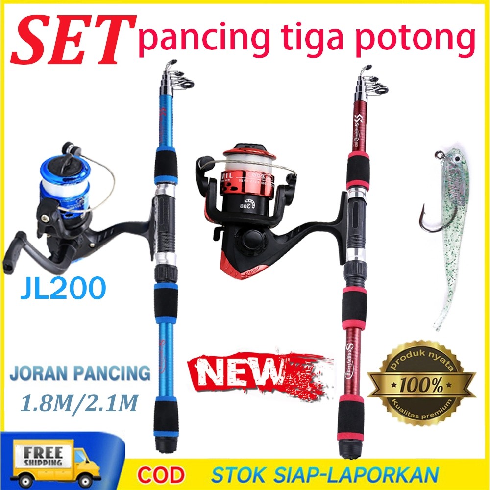Set Alat Pancing Joran Antena Termurah Joran Pancing 1 Setalat Pancing Full Set Alat Pancing Terbaru