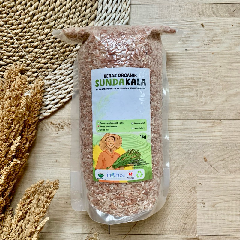 

Beras Merah Organik SundaKala @1kg SOSOH