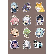 

Sticker DTF UV Custom Anime Game Kamen Rider Naruto One Pieces Genshin Blue Archive Black White Star Rail Honkai ZZZ C