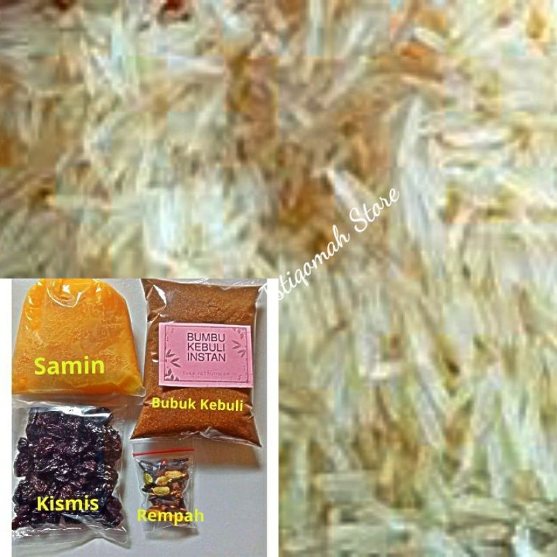 

Beras Basmati dan Bumbu Nasi Kebuli Instan Al Istiqomah,