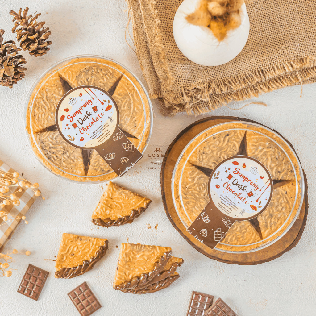 

Loves Semprong Dark Chocolate Kue Semprong Toples Reguler; Enak, Halal & Higienis