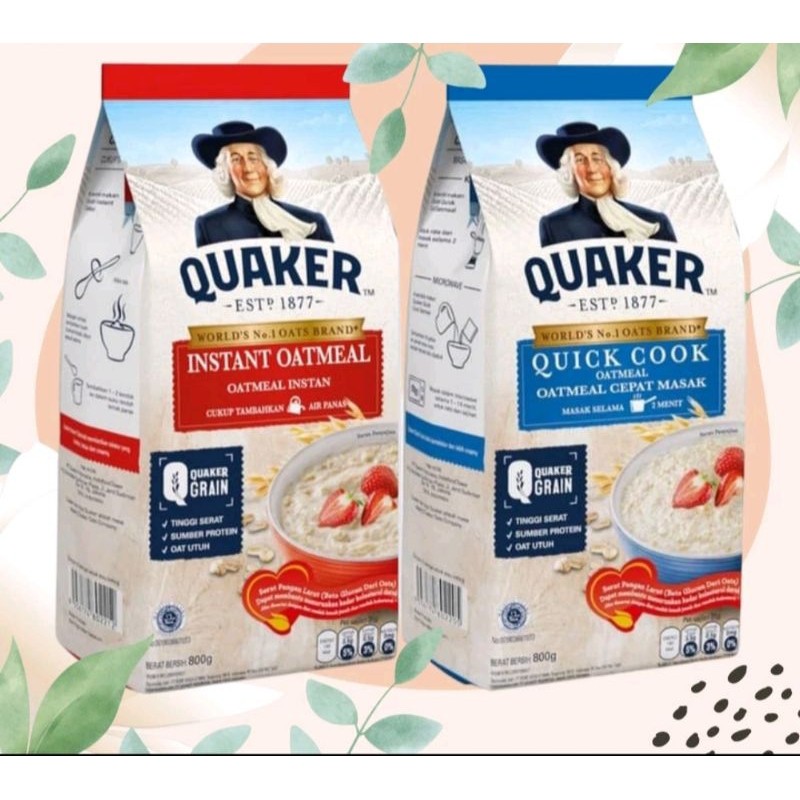 

quaker outmeal quick cooking instant 800gram.
