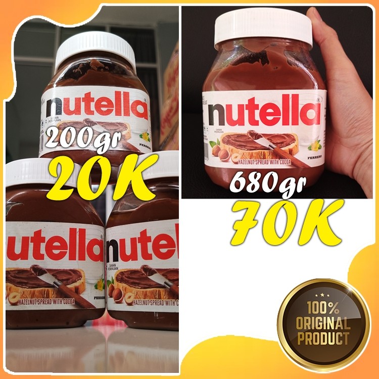 

Selai Nutella Chocolate Hazelnut Spread 680gr