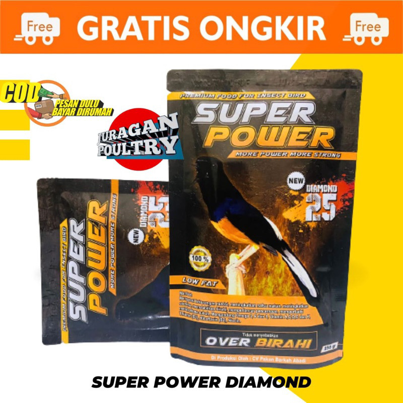 SUPER POWER DIAMOND - VOER SUPER POWER - PAKAN MURAI - VOER SP - SUPER POWER DIAMOND 25