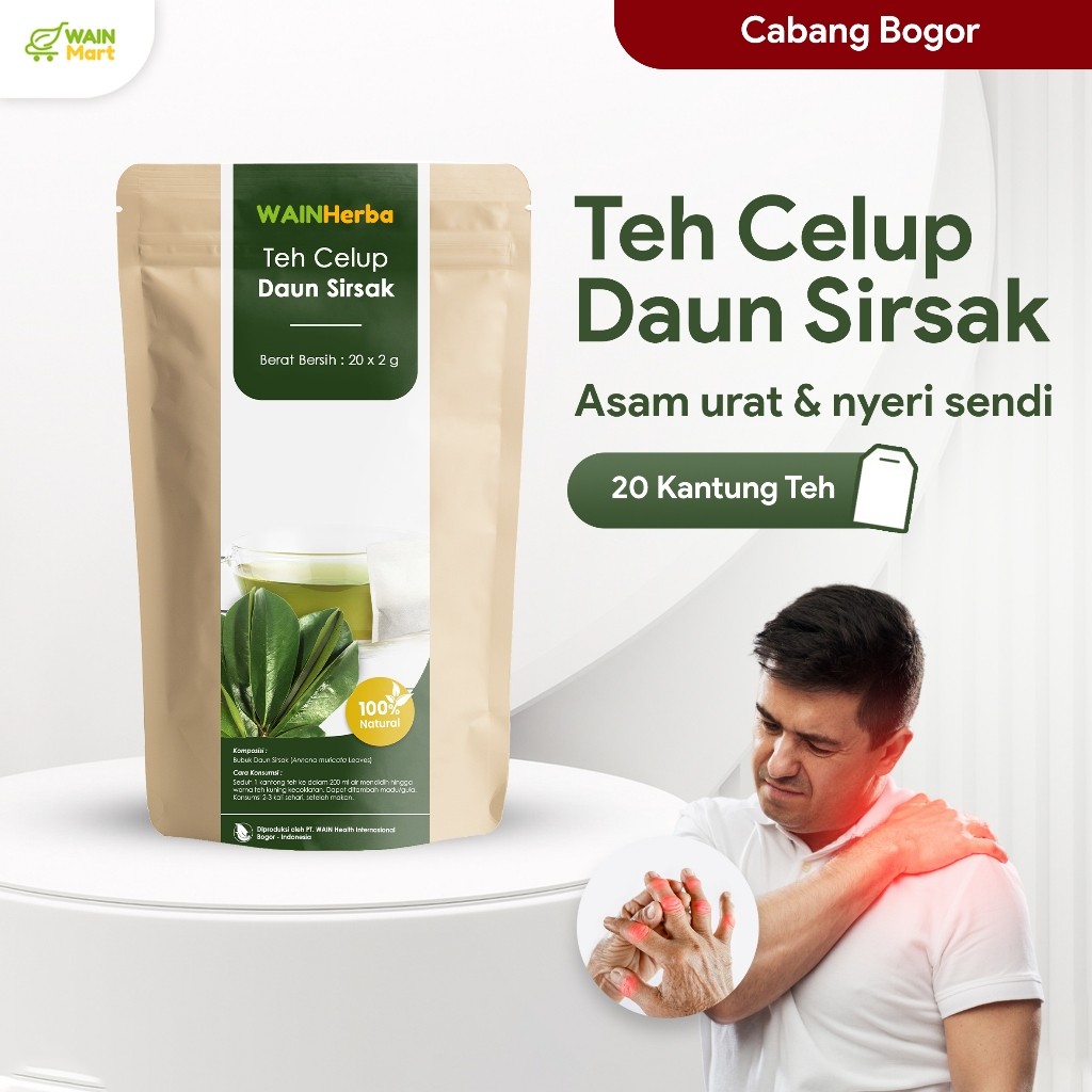 

ANTI KANKER !!! Teh Celup Daun Sirsak, Penyembuh Diabetes dan Asam Urat Terampuh, 100% Organik