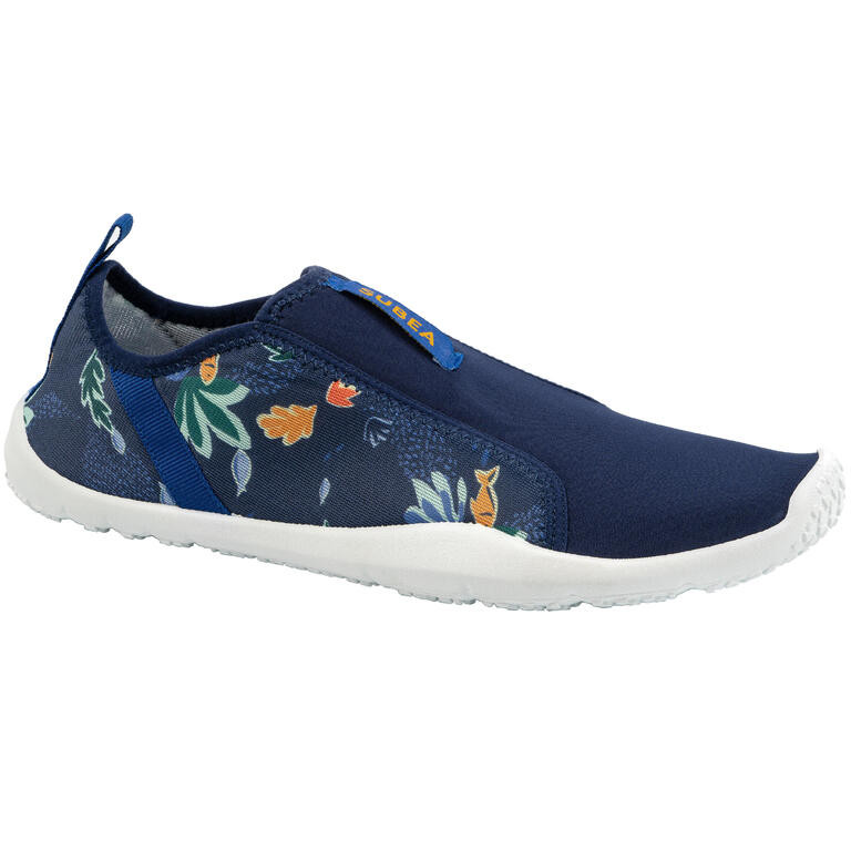Decathlon SUBEA Aquashoes Elastis untuk Dewasa - Aquashoes 120 - Laut Mediterania - 8735539