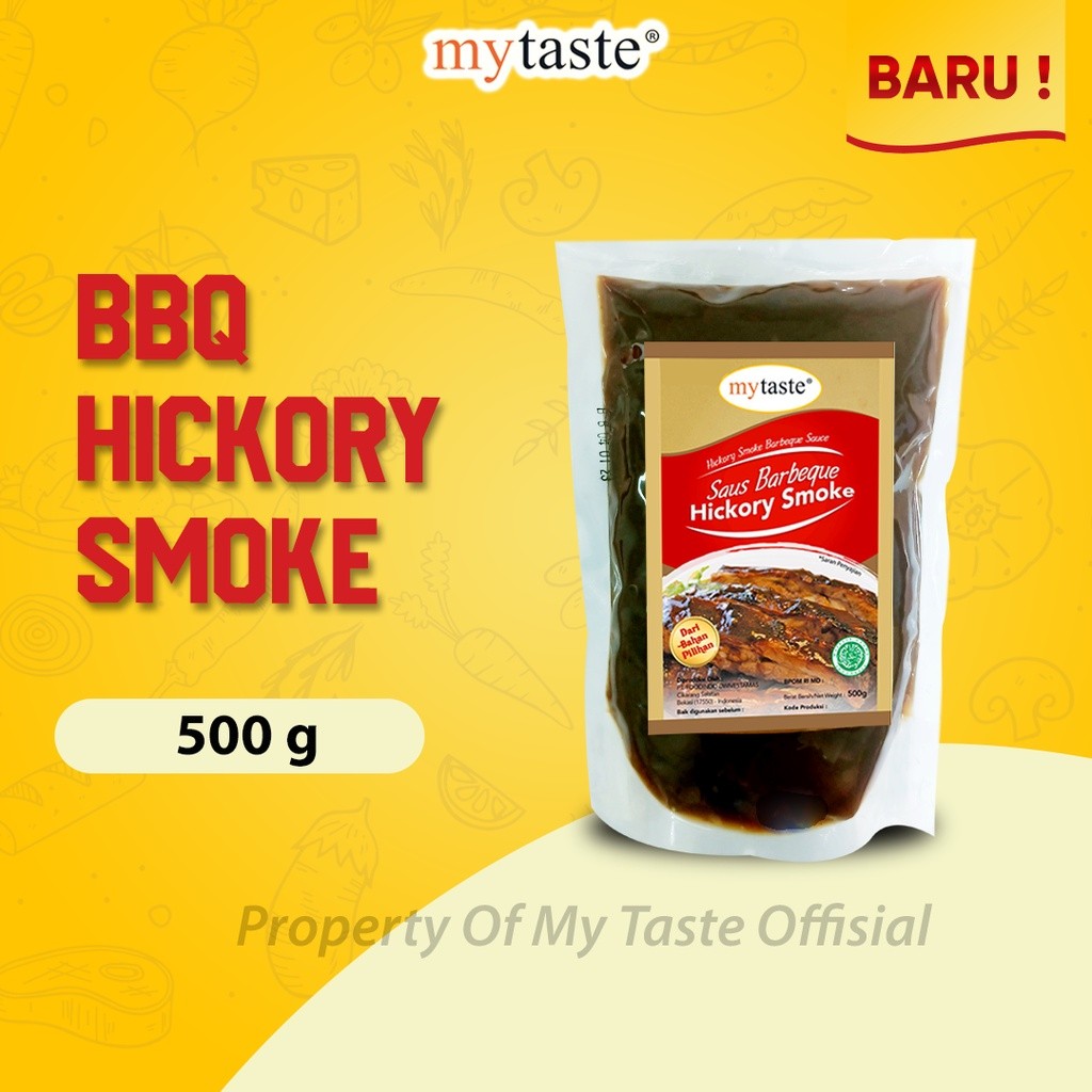 

MyTaste Saus BBQ Hickory Smoke Halal 500 Gr