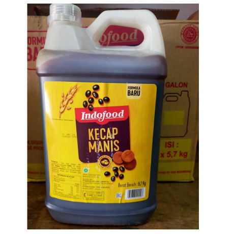 

Kecap Manis Indofood Jerigen 5.7kg Halal MUI Berkualitas