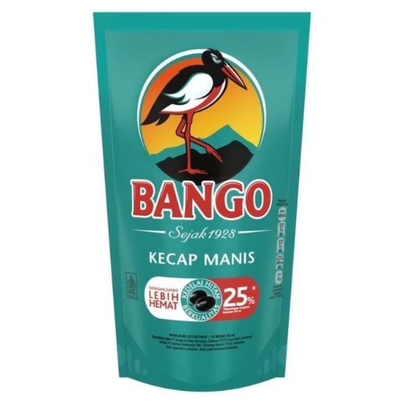 

Kecap Bango Manis Refill 950g Tanpa Pengawet (Kemasan Baru)