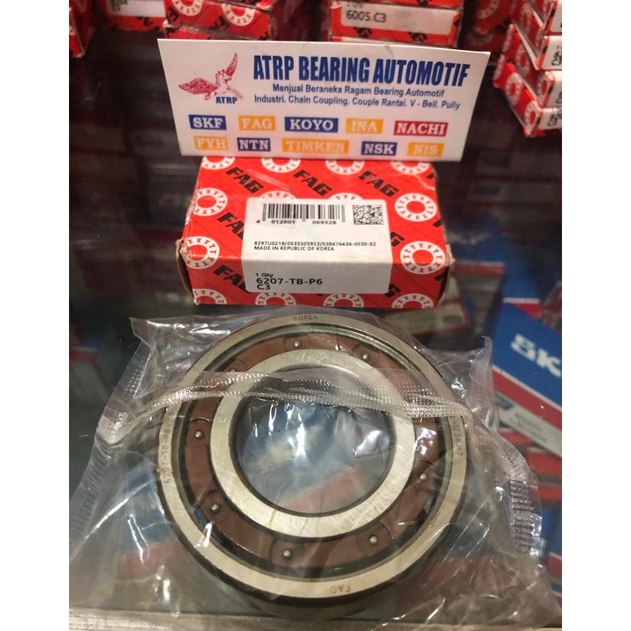 Bearing Kruk As Motor 6207 Tbp63 6207 Tbp6 C3 Fag High Speed