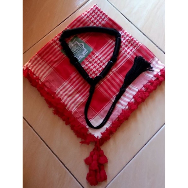 Igal Kuning Sorban Arab Dewasa Segi Empat Original