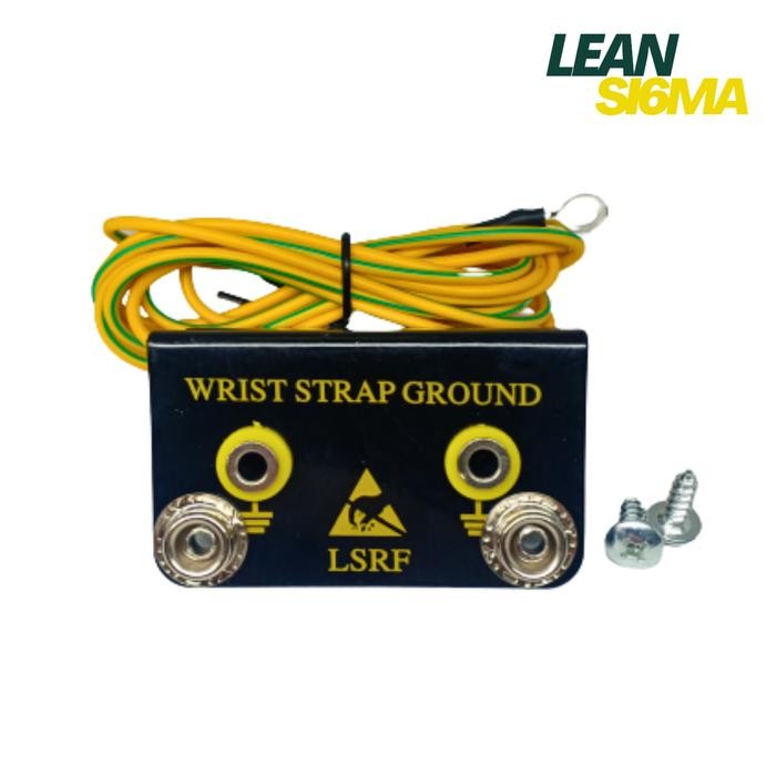 Ta_ Anti Static Socket Ring Ground Connector For Esd Wrist Strap Grounding