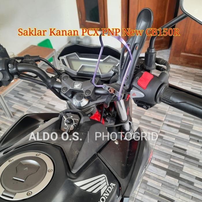 PREMIUM Holder Saklar Kanan PCX Original PNP New CB150R LED Facelift V2 & V3