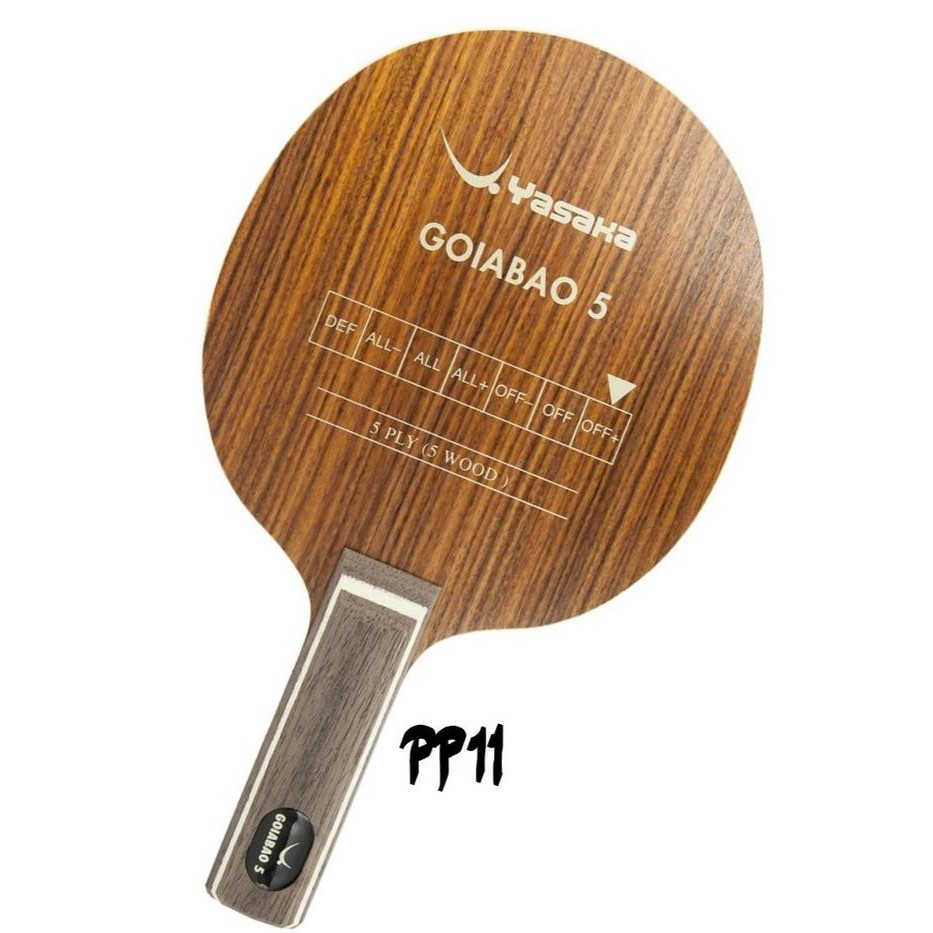 PREMIUM Yasaka Goiabao 5 / Rosewood 5 - Bat Bet Blade Kayu Tenis Meja Pingpong