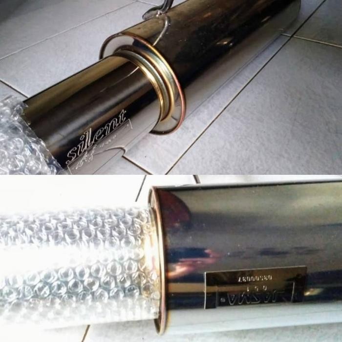 PREMIUM knalpot muffler HKS silent jasma ori japan NOS brand new with box etc