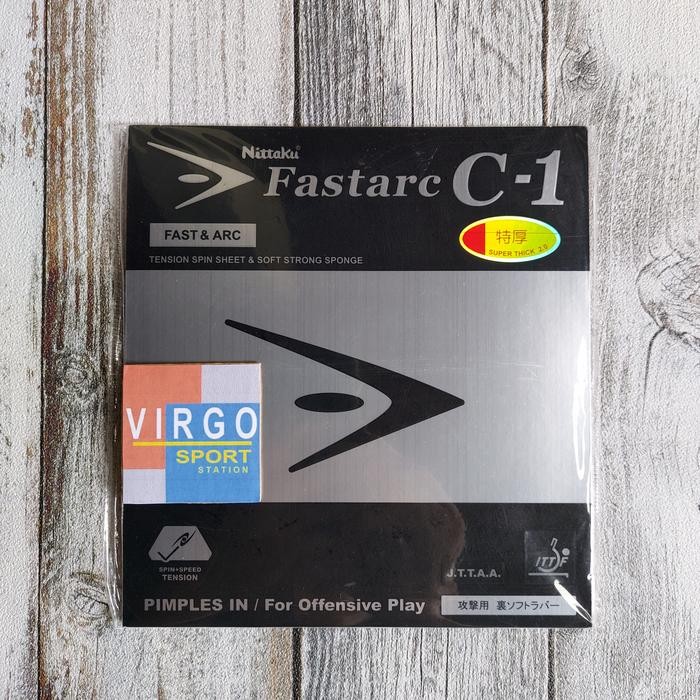 PREMIUM Nittaku Fastarc c1 karet bat bet pingpong 100% original