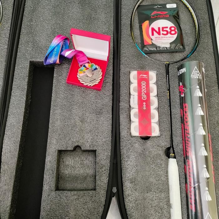 PREMIUM RAKET LINING TURBOCHARGING 75 EX LIMITED EDITION EXCLUSIVE BOX ORIGINAL