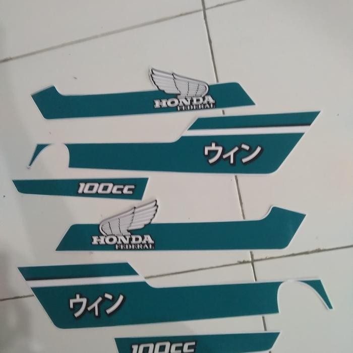 PREMIUM striping honda win versi jepang sticker win custom