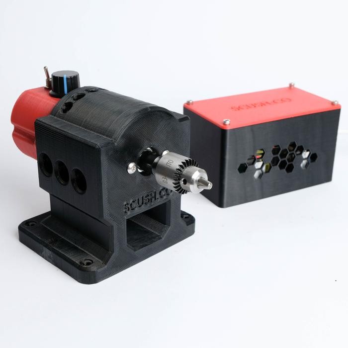 PREMIUM Coil Maker Full Set Dinamo High Speed + Foot Pedal + Spin LT