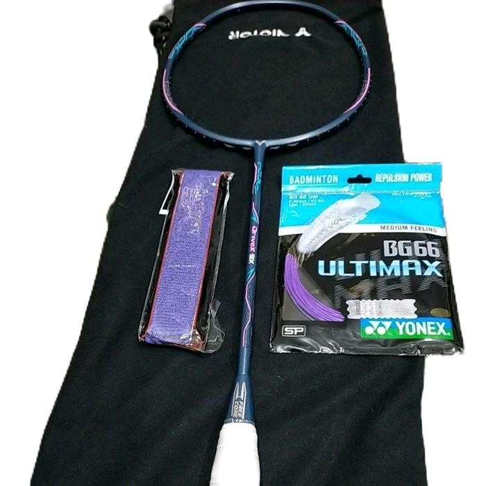 PREMIUM Raket Badminton Victor Drivex 9X 30 Lbs