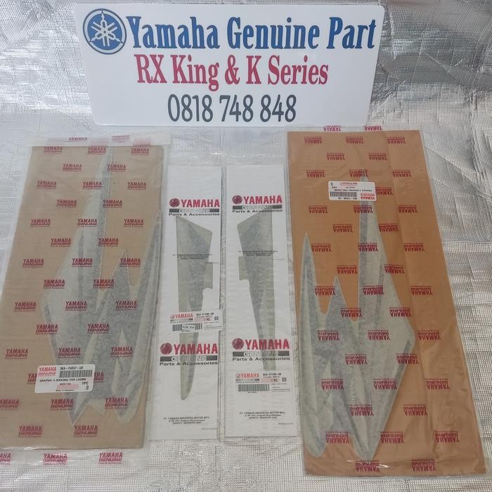 PREMIUM LIST#STRIPING YAMAHA RX KING 2002 GOLD ORIGINAL FULL SET