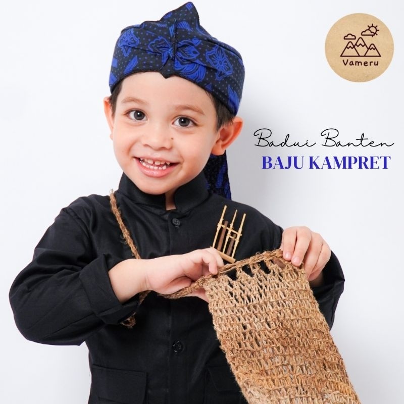 BAJU ADAT BADUY BADUI ANAK BANTEN LAKI LAKI BAJU KAMPRET
