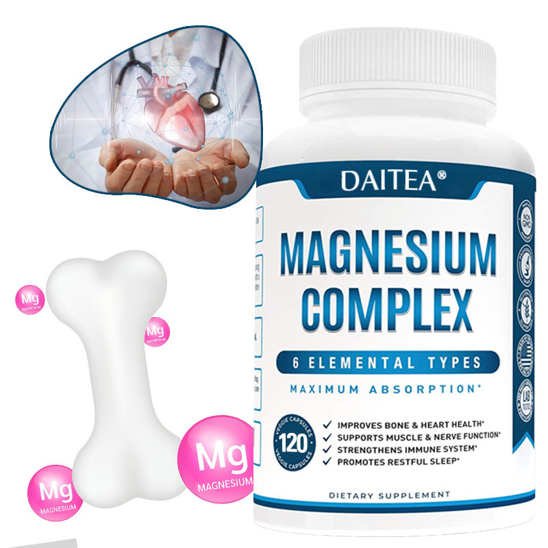 Daitea Magnesium Complex, Mengandung Mg Magnesium Sitrat, Magnesium Taurat Dan Ekstrak Lainnya,