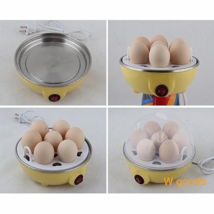 Electric Egg Cooker Alat Rebus Telur Boiler Setengah Matang