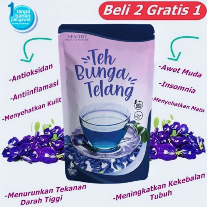

Teh bunga Telang alami 100% original tanpa campuran bahan kimia teh kembang Telang murah teh celup