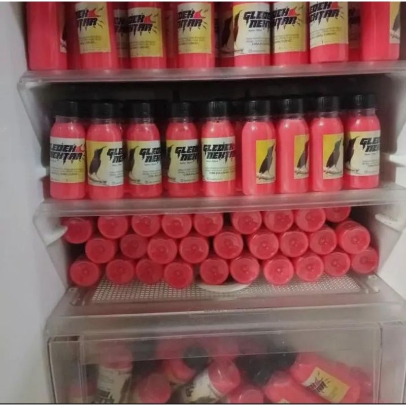 Gledek nektar konin kolibri sogon pleci nekstar pink merah geledek rudjak rujak