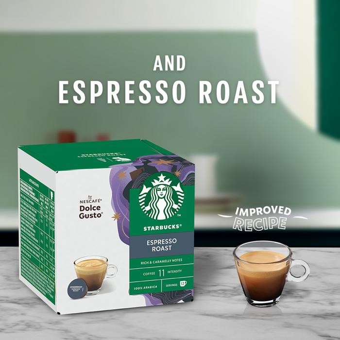 

Terlaris Starbucks Espresso By Nescafe Dolce Gusto Dark Roast 66G X 12Pcs Ongkir Termurah