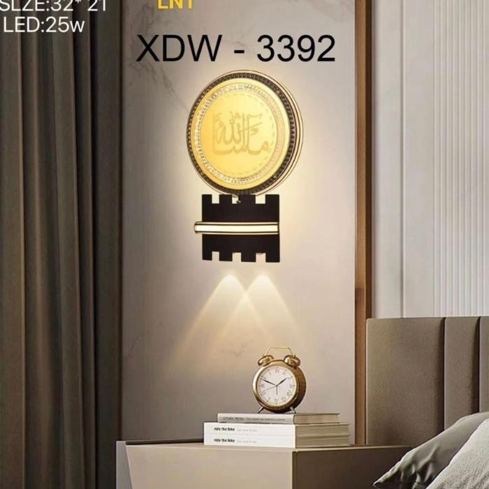 Lampu dinding led minimalis dekorasi kamar tidur dan ruang tamu Besi