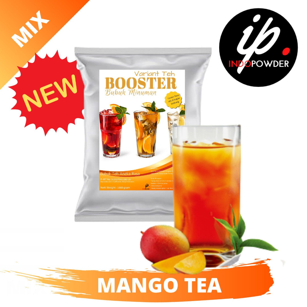 

BOOSTER Bubuk Minuman MANGO TEA 1Kg - Bubuk MANGO TEA 1Kg -MANGO TEA Bubuk 1Kg - Bubuk Teh Mangga