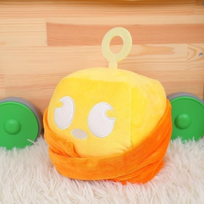 Terlaris ReadyBlox Fruits Anime Game Plush Toy Fruit Leopard Pattern Box Plush Toy Soft Stuffed