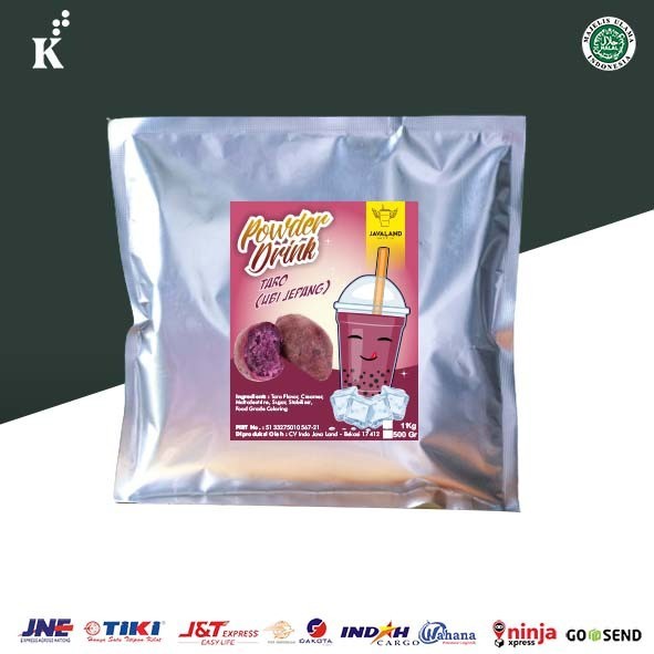 

Javaland Bubuk Minuman Rasa Taro 500 gram - Regular Plain Bubble Powder Drink Boba