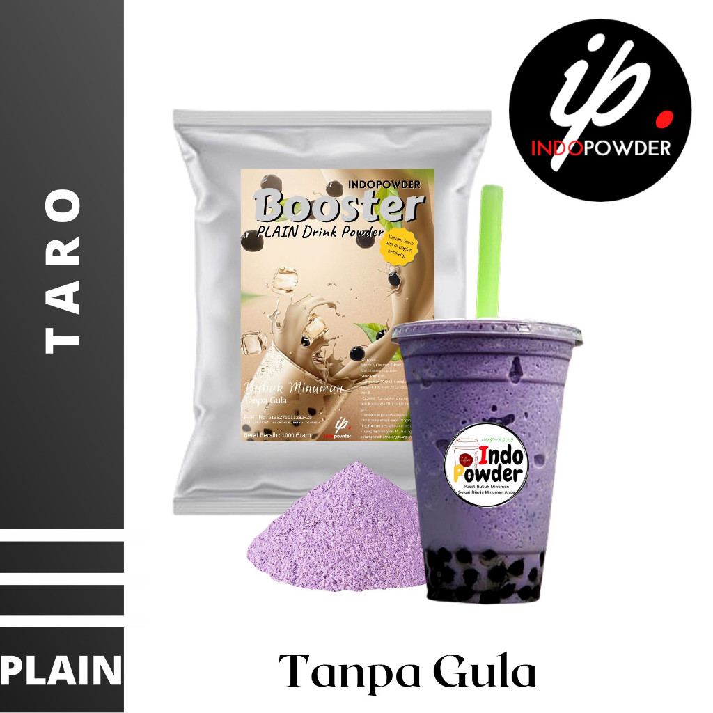 

PLAIN Bubuk Minuman TARO 1Kg - Bubuk TARO TANPA GULA 1Kg - TARO Bubuk 1Kg - TARO POWDER