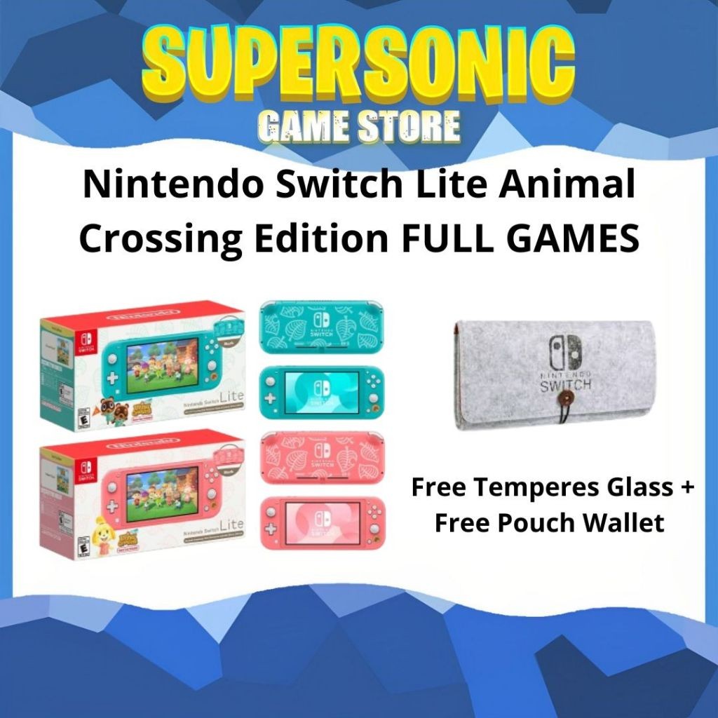 Nintendo Switch Lite Animal Crossing Edition Full Games / CFW Nintendo Switch Lite Animal Crossing