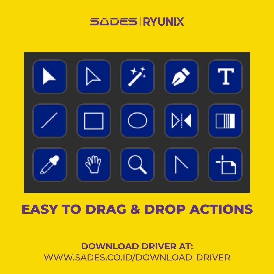 Sades Ryunix XD100 / XD-100 Stream Deck Control Pad