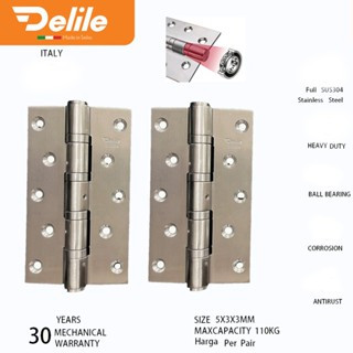 Engsel Pintu/Engsel Jendela/Engsel Pintu Rumah/Stainless Steel 304/Engsel Tebal/DELILE