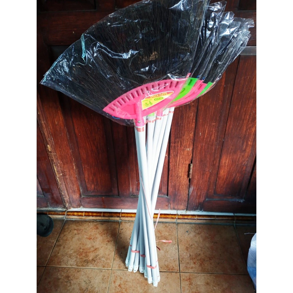 Unik Sapu Lantai Murah / Sapu Asli Macan /Sapu Senar 2 Banteng