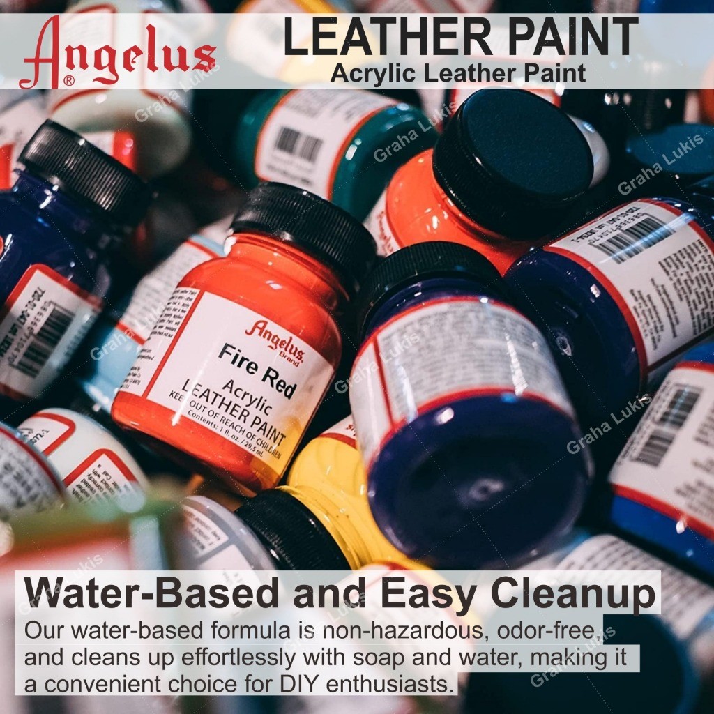 

Angelus Acrylic Leather Paints 1oz - Varian 3 K / RED / YELLOW / ORANGE / PURPLE