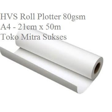 

Terlaris- Kertas Hvs Roll Plotter 80Gsm A4 - 21Cm X 50Meter