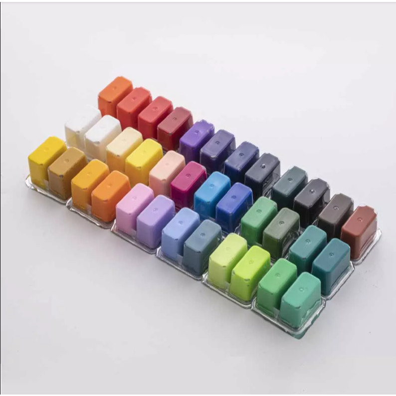 

MIYA HIMI Gouache Paint Set 12 G Isi 36 Warna - Cat Gouache Set 12 gr x 36 Colors Lukis Mewarna Anak
