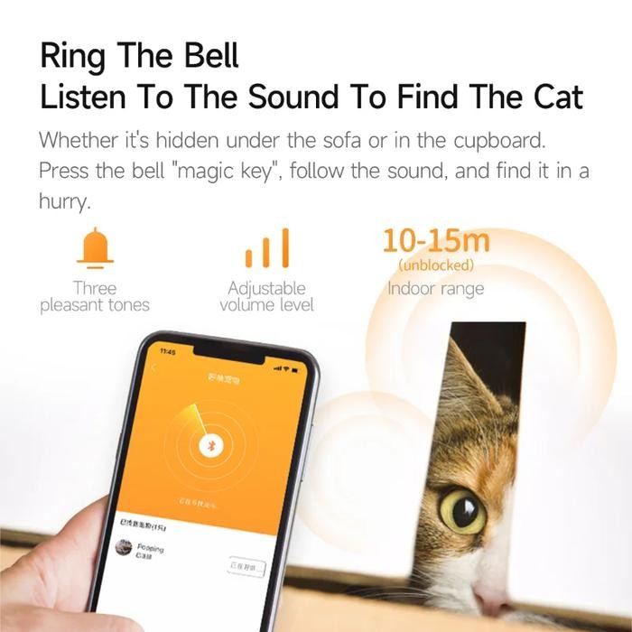 Cat GPS Tracker Pet GPS Tag Tracking Location Anti Lost Kalung Kucing