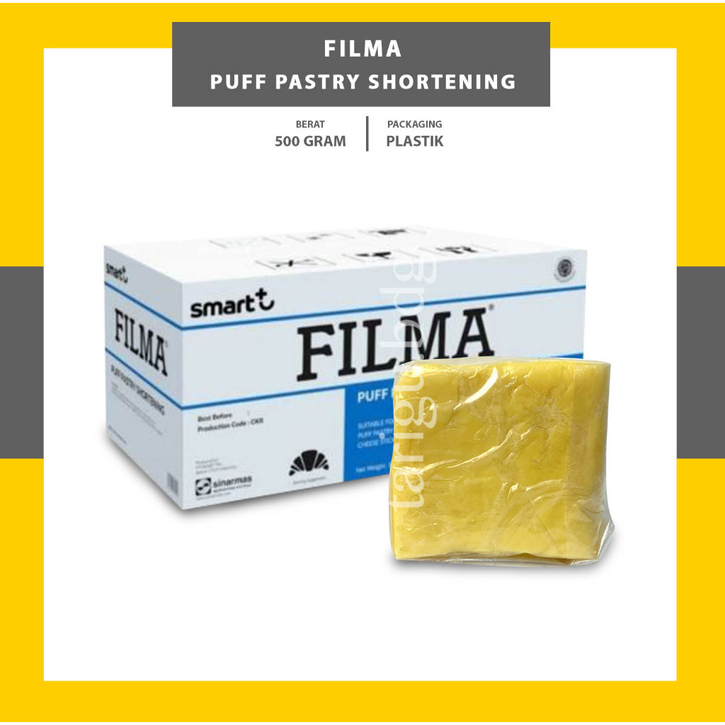 

Filma Korsvet Shortening Puff Pastry 500GR - Margarine Sht Filma - Danish Croissant Mentega Pastry