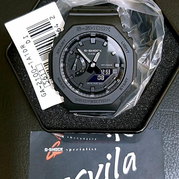 Casio G-Shock Gshock Ga 2100 - 1A1 / Ga2100 - 1A1Dr Full Black