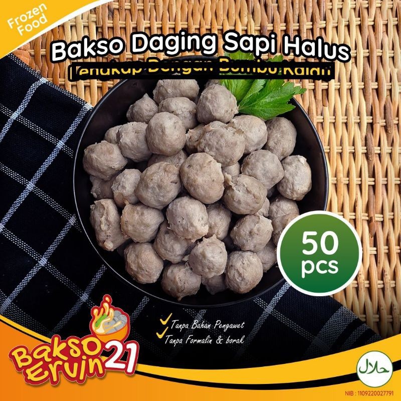 

Bakso Sapi Tanpa Bahan Pengawet / Bakso Frozen/Bakso Ervin21/Bumbu Kaldu Dijual Terpisah